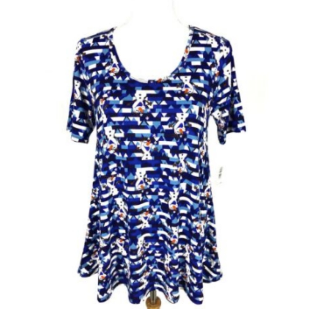 NEW LuLaRoe  XS Perfect T Disney Frozen Olaf Short